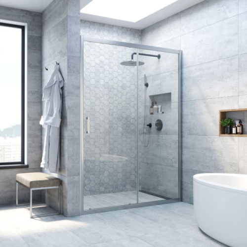 Душевая дверь стекло прозрачное Vegas-glass ZP 100 01, 100 см - фото 3