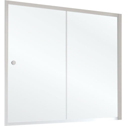 Душевая шторка на ванную стекло прозрачное Vegas-glass ZV 170 01