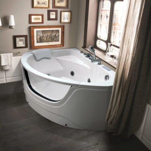 Ванна акриловая Black&White Galaxy 160x100 см левосторонняя, современныe, hi-tech - фото 3