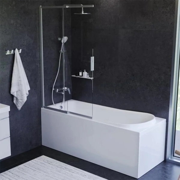 Шторка для ванны Am.Pm Like 100х150 см распашная/раздвижная, распашные, раздвижные - фото 6