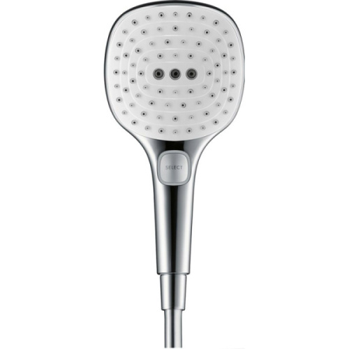 Лейка для душа Hansgrohe Raindance Select E белая/хром index_1 - фото 6
