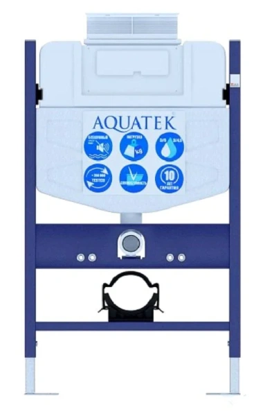 Инсталляция для унитаза Акватек металлическая - фото 1