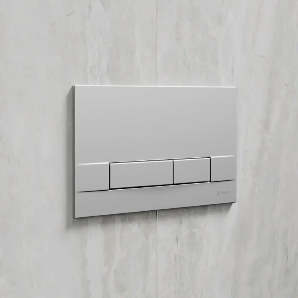 Клавиша смыва Lemark Bit механическая хром матовый - фото 3