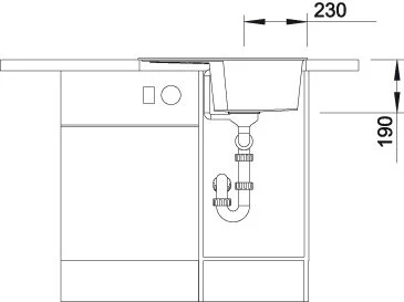Мойка для кухни, цвет алюметаллик, Blanco Zia 40S index_2 - фото 5