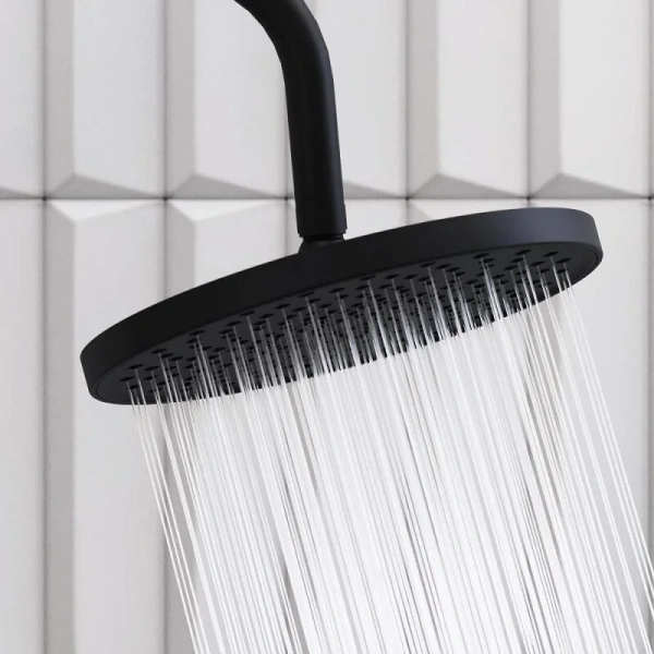 Душевая стойка Damixa Apollo черная, настенные - фото 7