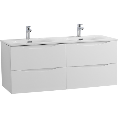 Тумба под раковину подвесная BelBagno Marino-Cer-N 120 см Bianco Lucido, современная, hi-tech - фото 3