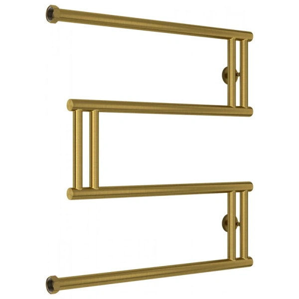 Полотенцесушитель водяной Сунержа High-Tech+ 60х60 см состаренная латунь - фото 1