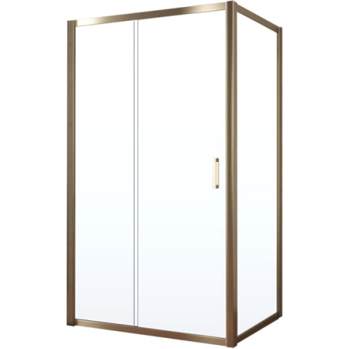 Душевой уголок стекло прозрачное Vegas-glass ZP+ZPV 140х90 01 - фото 1