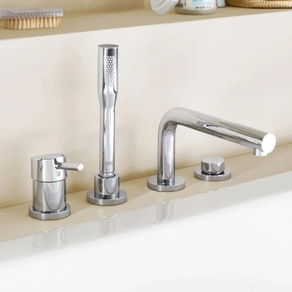 Смеситель для ванны GROHE Lineare New на 4 отверстия с душевым гарнитуром - фото 3