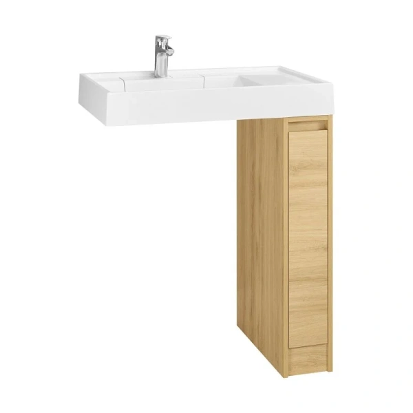 Фасад для тумбы Акватон Лондри 20 см дуб сантана - фото 1