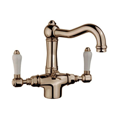 Смеситель для раковины, ручка 78 P. Mont Blanc Anticata, Nicolazzi D.Anglaises 1432, классические, ретро - фото 3