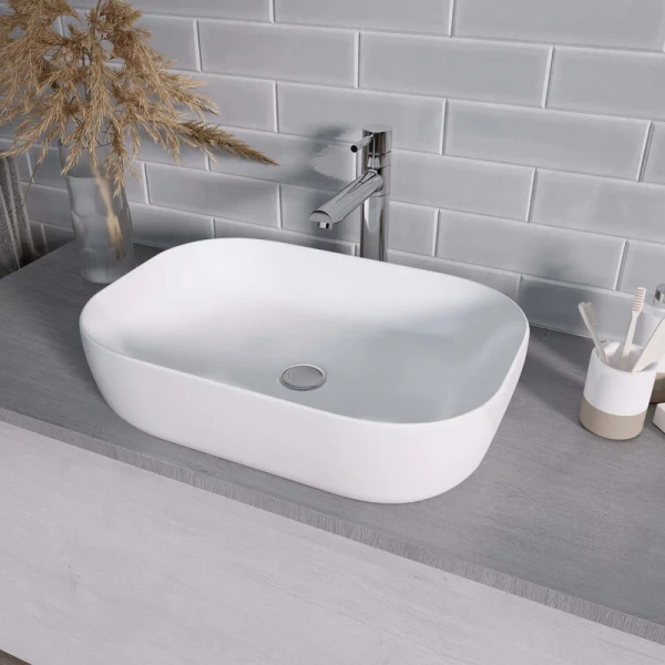 Раковина Grossman 61 см белая - фото 4