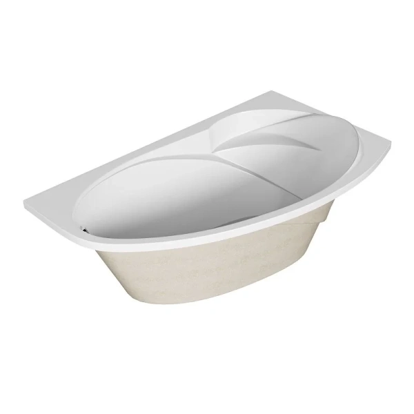 Ванна акриловая 1Marka Julianna Mg 01дж1595л/01дж1595п, 150 x 90 см, левая/правая, цвет белый, без гидромассажа, недорогие - фото 5