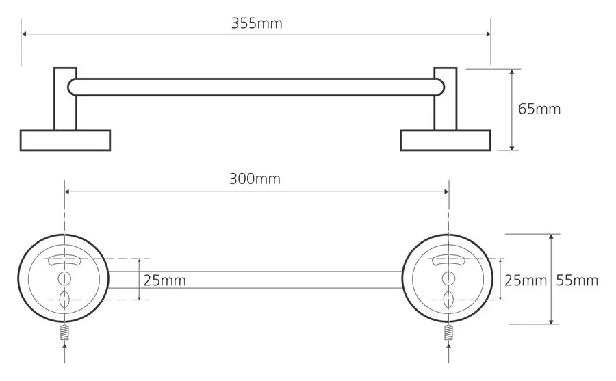 Полотенцедержатель Bemeta Omega хром - фото 2