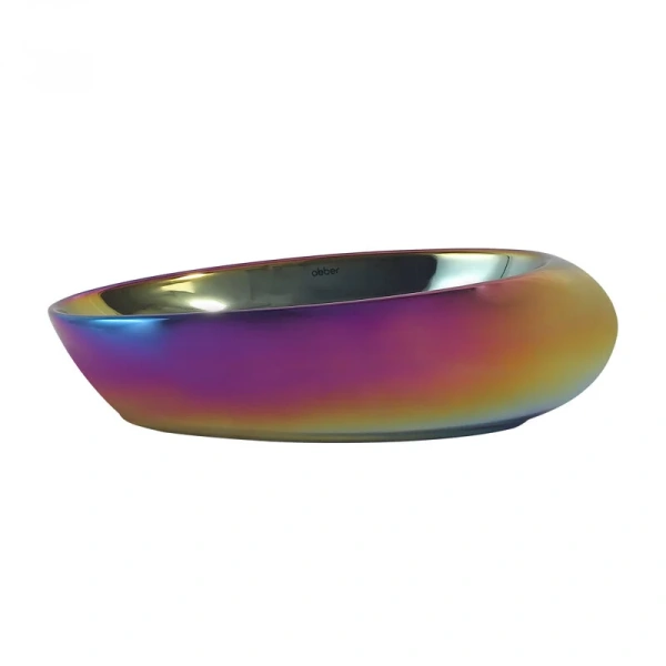 Раковина Abber Bequem 49 см хамелеон, накладные (на столешницу), пристенные - фото 3