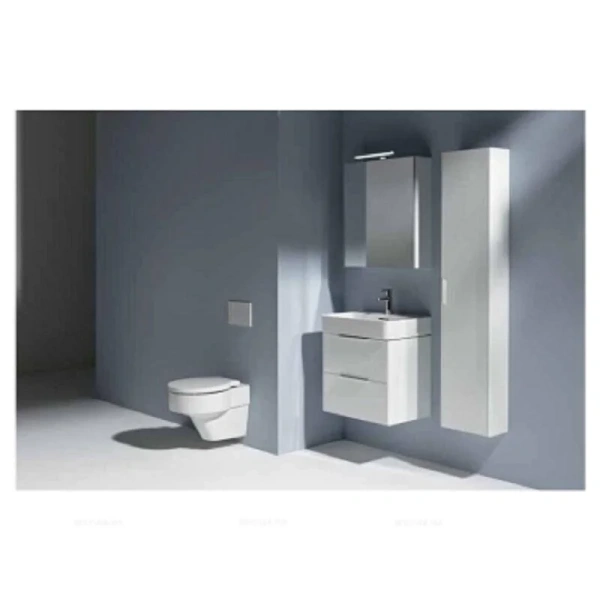 Тумба под раковину подвесная Laufen Base 75 см белая матовая - фото 4