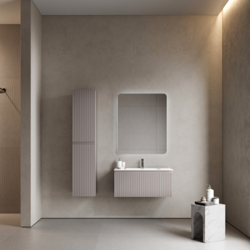 Тумба под раковину подвесная Sancos Snob R 1.0 90 см doha soft - фото 2