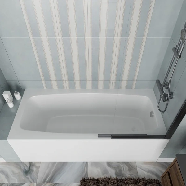 Ванна акриловая Vincea VBT-2S170, 170 x 75 см, без опоры, белый, прямоугольные - фото 5