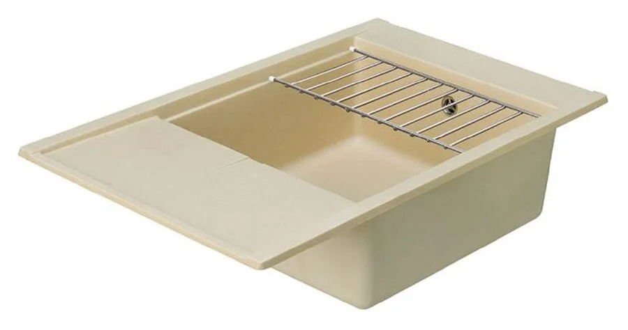 Мойка для кухни Акватон Делия 78 см шампань, прямоугольной формы - фото 4