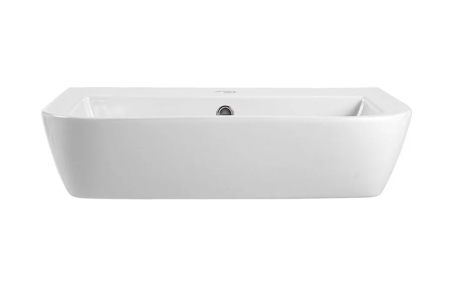 Раковина Акватек 60 см белая, полукруглая, тюльпан - фото 5