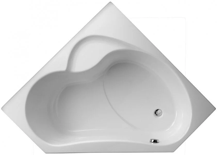 Ванна акриловая Jacob Delafon Bain Douche E6220-00/E6219-00, 135 x 135 см, с регулируемыми ножками, левая/правая - фото 2