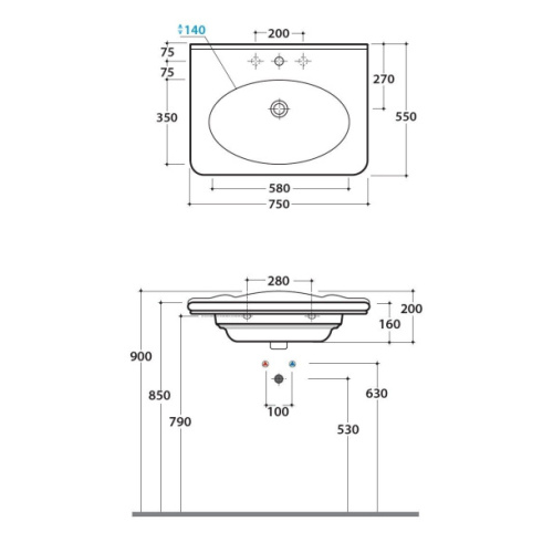 Схема, белые - фото 4