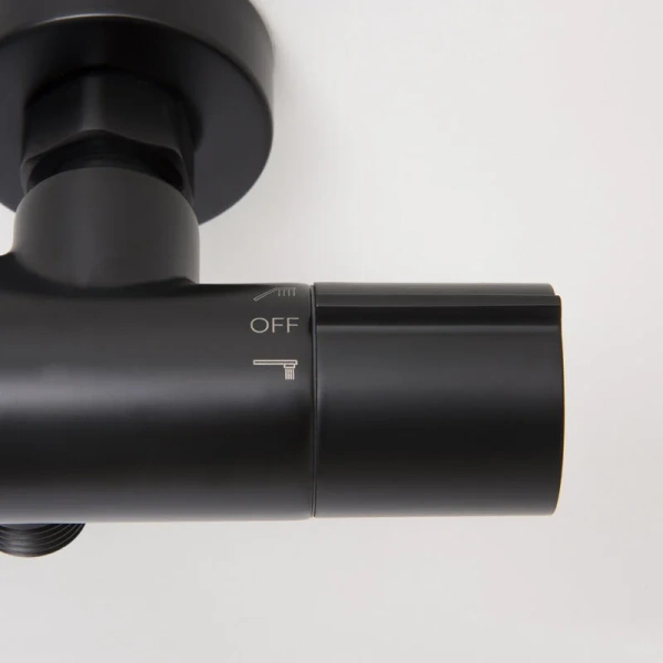 Смеситель для ванны WasserKRAFT Elbe черный матовый, с термостатом - фото 8