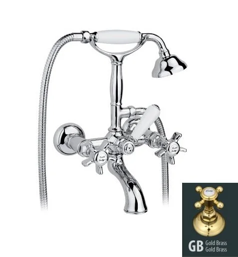 Смеситель для ванны, ручка 78 P. Mont Blanc Anticata, Nicolazzi D.Anglaises 1401