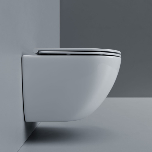 Унитаз подвесной Ceramicanova Alba сиденье микролифт - фото 4