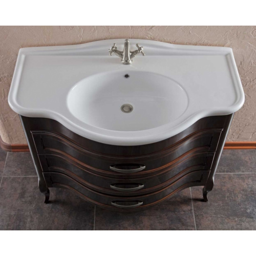 Раковина, керамика, 1 отверстие для смесителя, La Beaute Sabrina, по запросу - фото 2