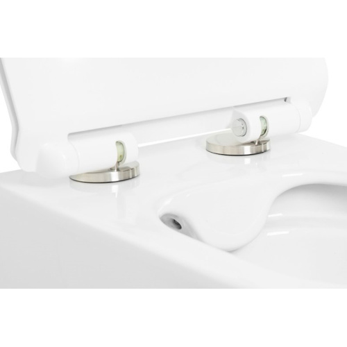 Унитаз подвесной Cezares Molveno белый, с горизонтальным, прямым выпуском, с прямым выпуском - фото 7