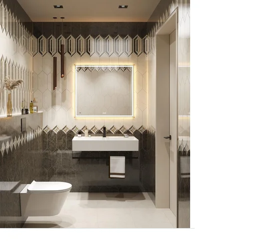 Зеркало с подсветкой Kerama Marazzi Tecno 90 см с макролинзой - фото 3