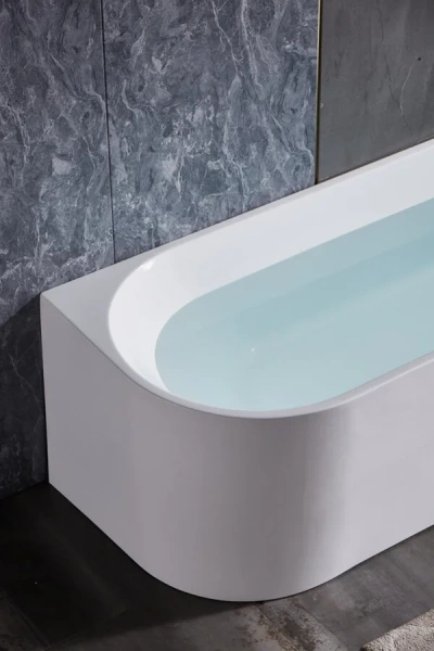 Ванна акриловая Bolu BL-380S L/R, 170 x 75 см, слив-перелив в комплекте, белый, левая/правая, 170 см - фото 9