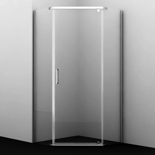 Душевой уголок WasserKRAFT Leine 90х90 см профиль хром - фото 1