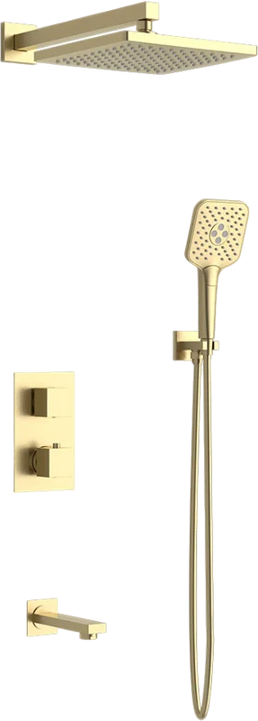 Душевой комплект Vincea Next брашированное золото - фото 1