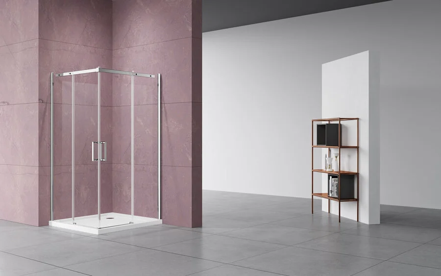 Душевой уголок Vincea Dice 90х90 см профиль хром, хром - фото 4