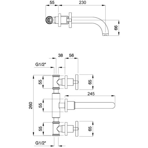 Смеситель для ванной Migliore Naxos ML.NAX-7667.CR - фото 3
