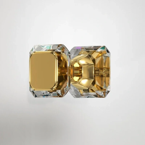 Душевой уголок RGW Hotel HO-088Gb 100x100 см профиль золото Brush, стекло прозрачное - фото 3