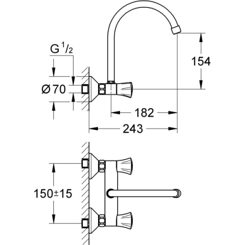 Смеситель для кухни Grohe Costa L 31191001 - фото 2