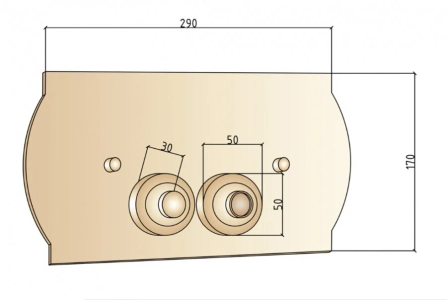 Клавиша смыва Boheme Medici бронза - фото 2