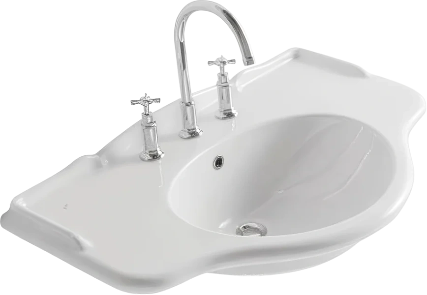 Раковина Globo Paestum 90 см белая