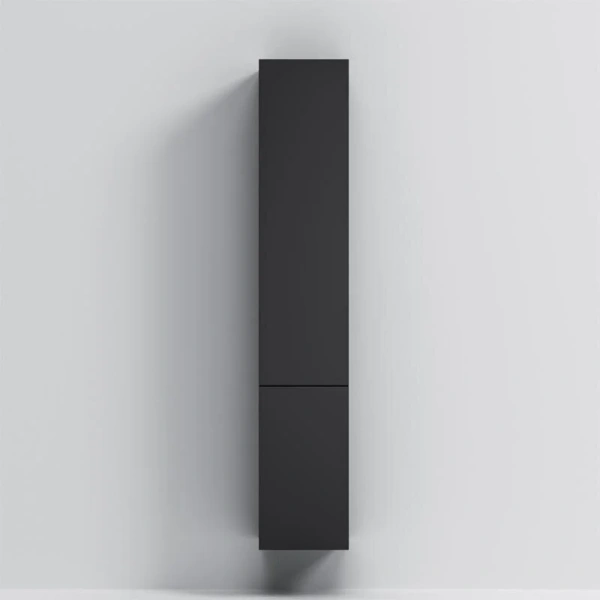 Шкаф-пенал подвесной Am.Pm Gem 30 см правый черный, окрашенные - фото 9