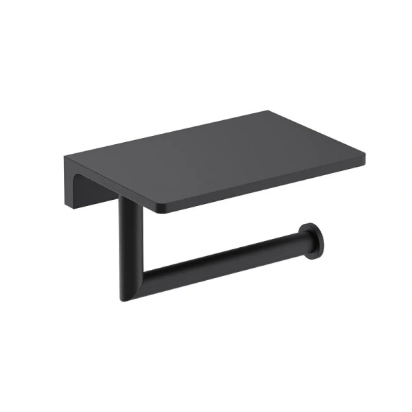 Бумагодержатель Timo Saona черный - фото 1