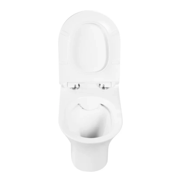 Унитаз подвесной BelBagno Ancona безободковый, с горизонтальным, прямым выпуском, с прямым выпуском - фото 7