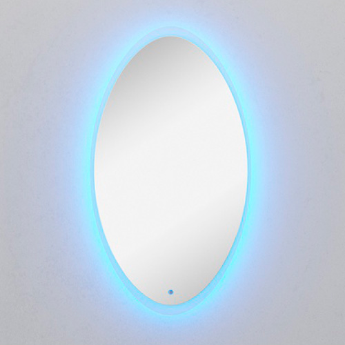 Зеркало с подсветкой Velvex Luna 60 см овальное - фото 2