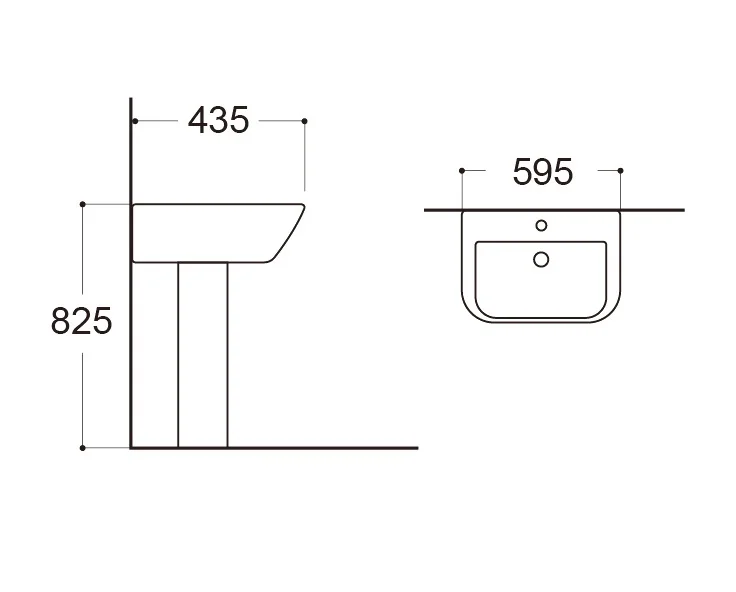 Пьедестал для раковины Акватек белый, нет в наличии index_3 - фото 8
