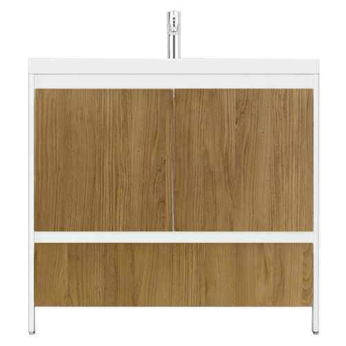 Тумба с раковиной напольная Velvex Klaufs tnKLA.90.2D.1Y-61 90 см с двецами - фото 4