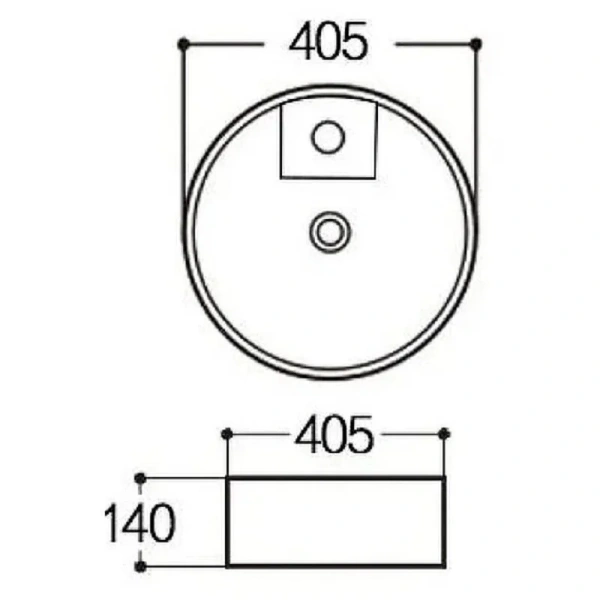 Раковина Акватек Европа 40.5 см на столешницу - фото 2
