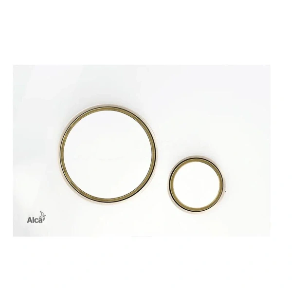 Клавиша смыва Alcaplast хром глянцевый/обод хром матовый - фото 4