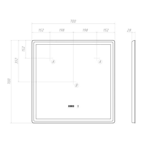 Смеситель для ванны Boheme Uno бронза, для ванны - фото 2